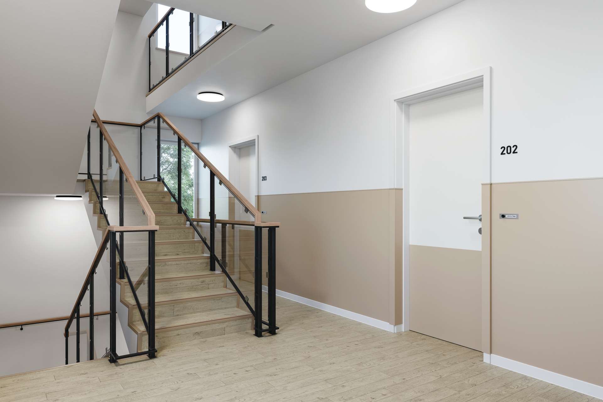 Room Of House with Finished Wood Floors